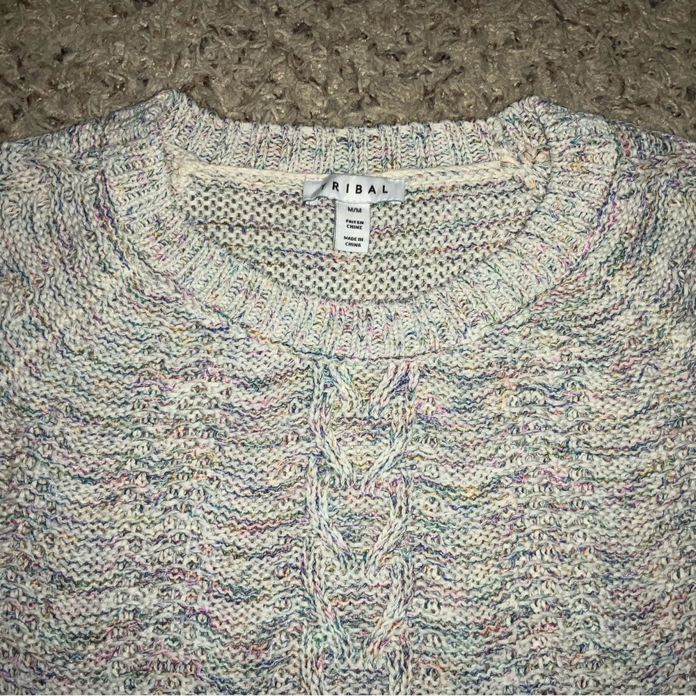 Tribal Women's Pastel Knit Sweater